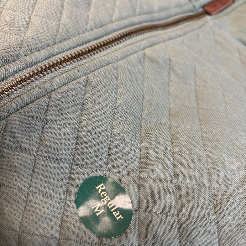 NWT - LL Bean Women's Full-Zip Quilted Sweatshirt Medium - Picture 4 of 4